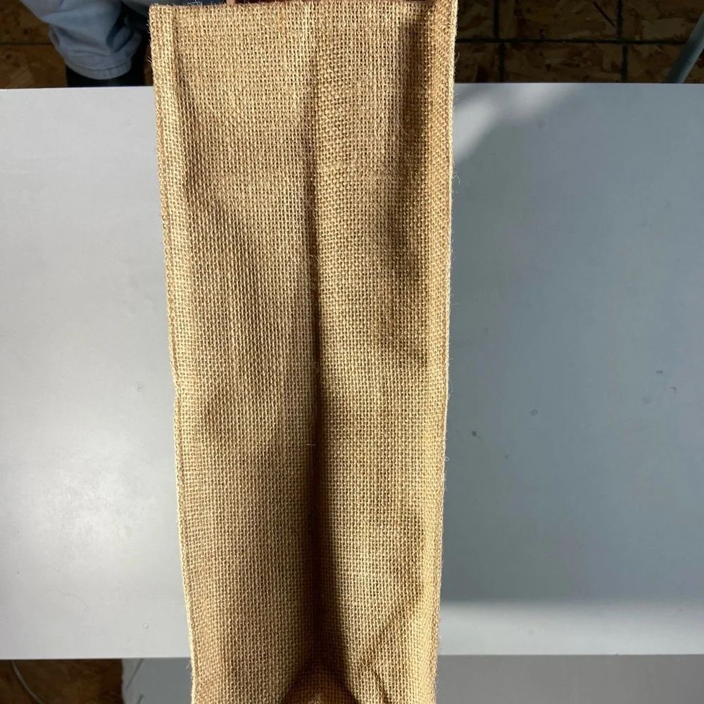 Montage Laguna Beach Resort Large Cornflower Blue Natural Jute Tote Bag Like New - Picture 12 of 16